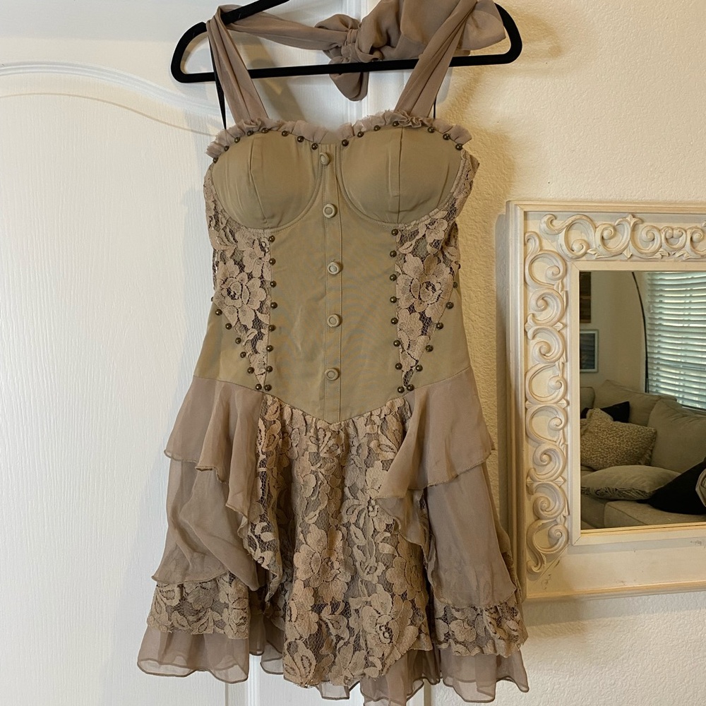 Tan dress